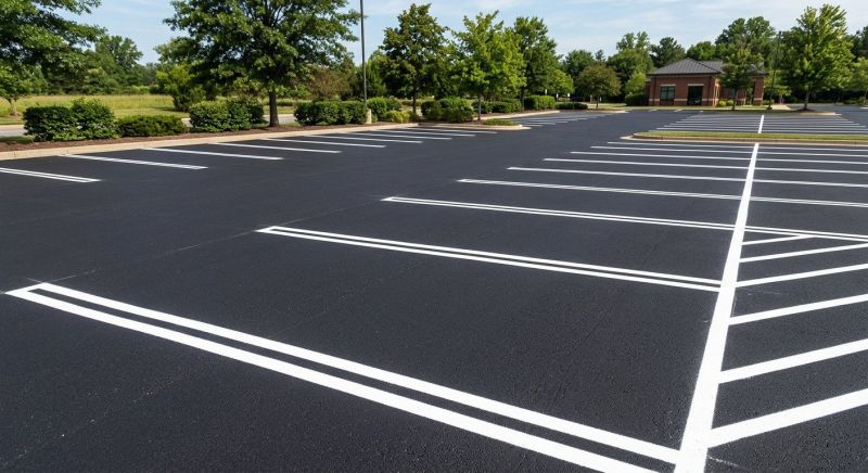 Asphalt Painting in Gwinnett County, GA