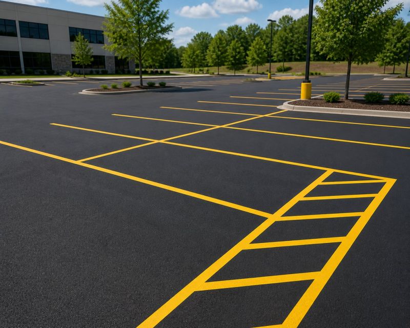 Commercial Asphalt Painting in Los Angeles, CA