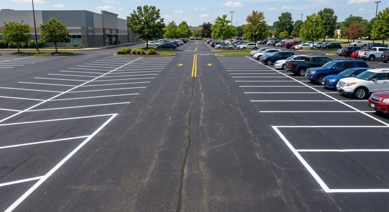 Commercial Asphalt Painting in Katy, TX