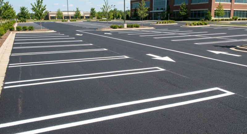 Commercial Asphalt Painting in Acworth, GA