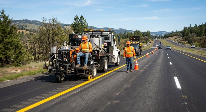 Line Striping Service in Canton, GA