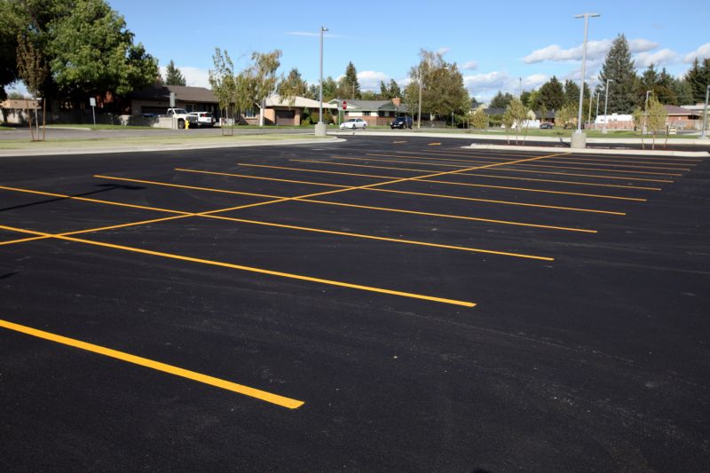 Local Parking Area Striping in Georgetown, TX