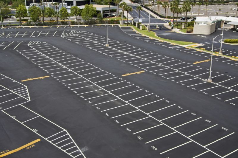Local Parking Area Striping in Manvel, TX