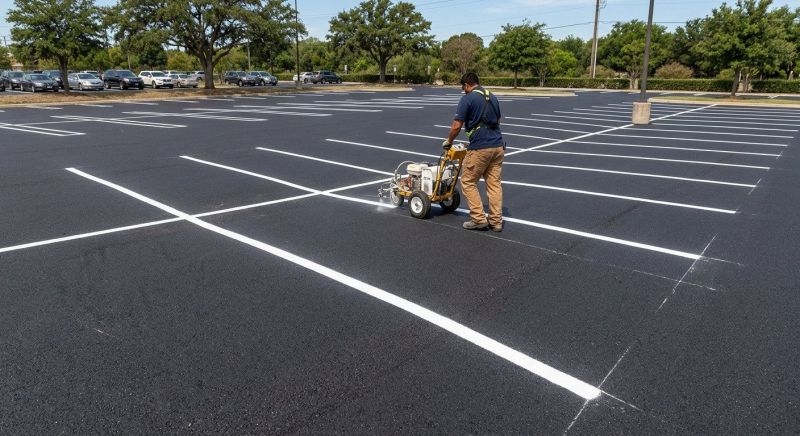 Pavement Striping Service in Los Angeles, CA