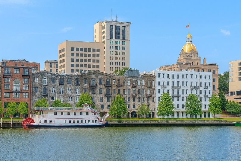Local Parking Area Striping in Richmond Hill, GA