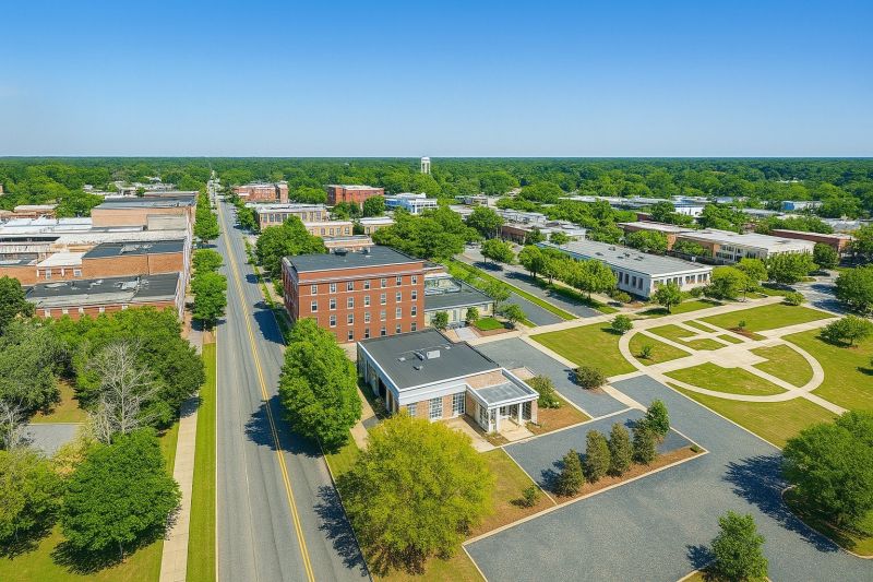 Local Parking Area Striping in Statesboro, GA